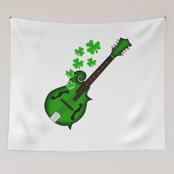 Item preview, St. Patrick's Day Mandolin Player Mandolinist Irish designed and sold by doodlerob.