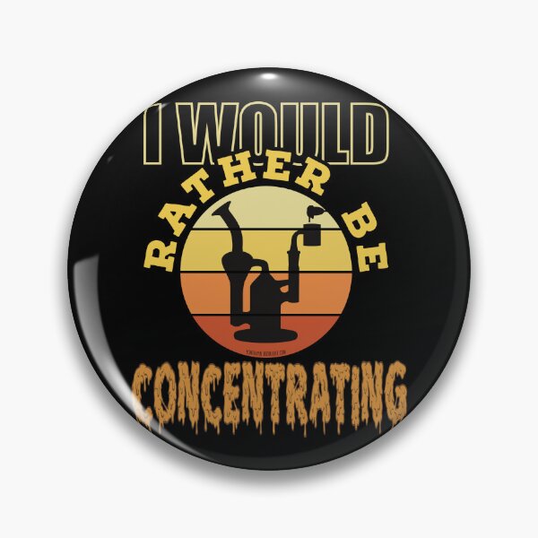Item preview, Retro Vintage Sunset orange Dab Rig-I would rather be concentrating  designed and sold by YomeHayin.