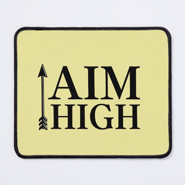 Item preview, Aim High Motivation And Success Quote designed and sold by RihabPrint.