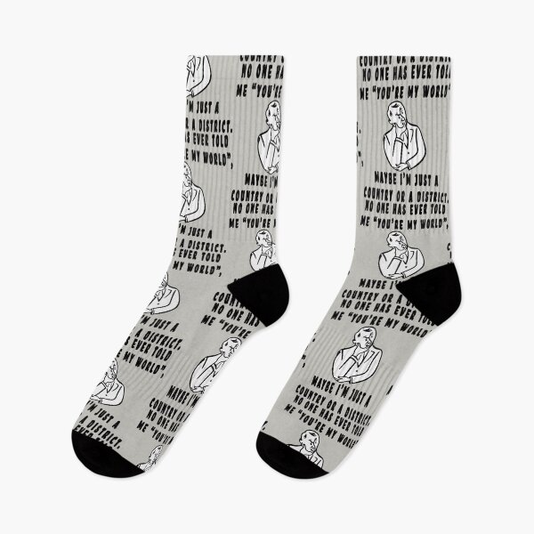 Item preview, NO ONE HAS EVER TOLD ME "YOU'RE MY WORLD", MAYBE I'M JUST A COUNTRY OR A DISTRICT. designed and sold by GOLDFAMILYSHOP.