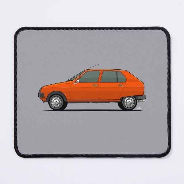 Artikelvorschau, Citroen Visa Phase 1 - Einzelne Illustration - Orange entworfen und verkauft von RJWautographics.