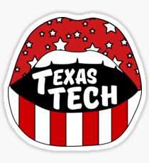 Texas Tech Lips Sticker