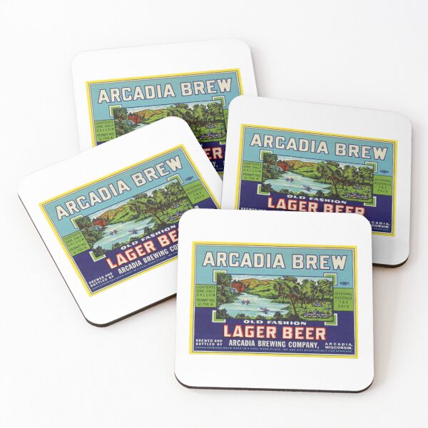 Item preview, Arcadia Brew Lager Beer designed and sold by uniquenostalgia.