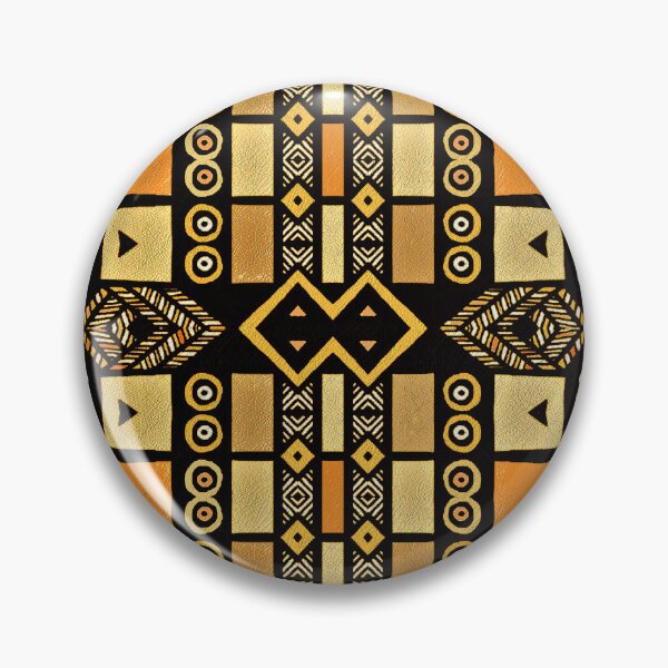 Item preview, Earth Colours Modern African Boho Mudcloth Style Check Patterns designed and sold by Tony Cisse.