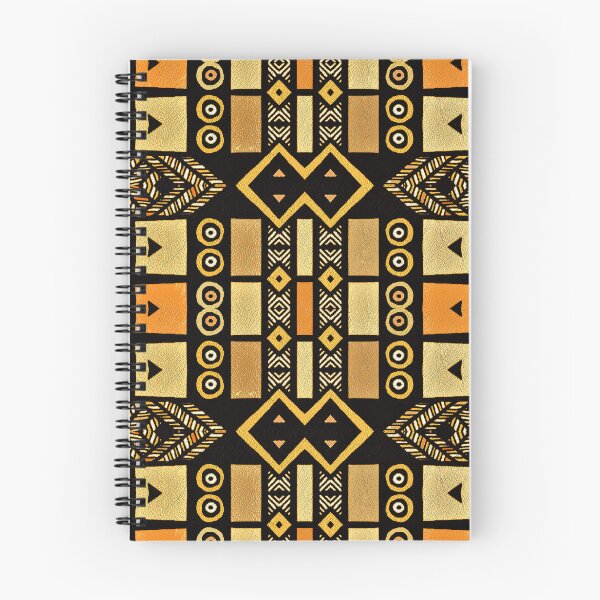 Item preview, Earth Colours Modern African Boho Mudcloth Style Check Patterns designed and sold by Tony Cisse.