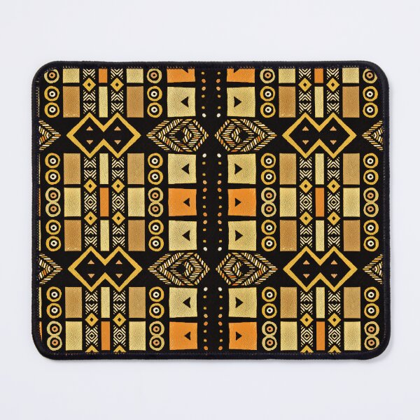 Item preview, Earth Colours Modern African Boho Mudcloth Style Check Patterns designed and sold by Tony Cisse.