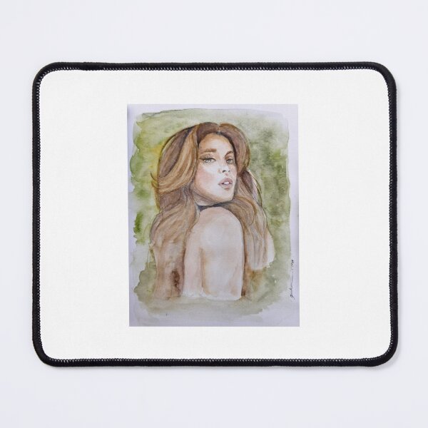 Item preview, Sexy Lady Watercolor Portrait designed and sold by AristFMDecano.