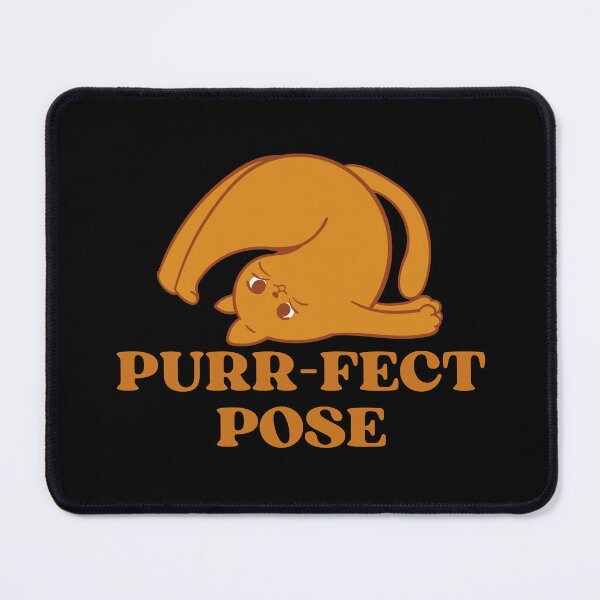 Item preview, PURR-FECT POSE - Funny Cat Pictures with Captions and Cat Sayings designed and sold by FunnyCatsFam.