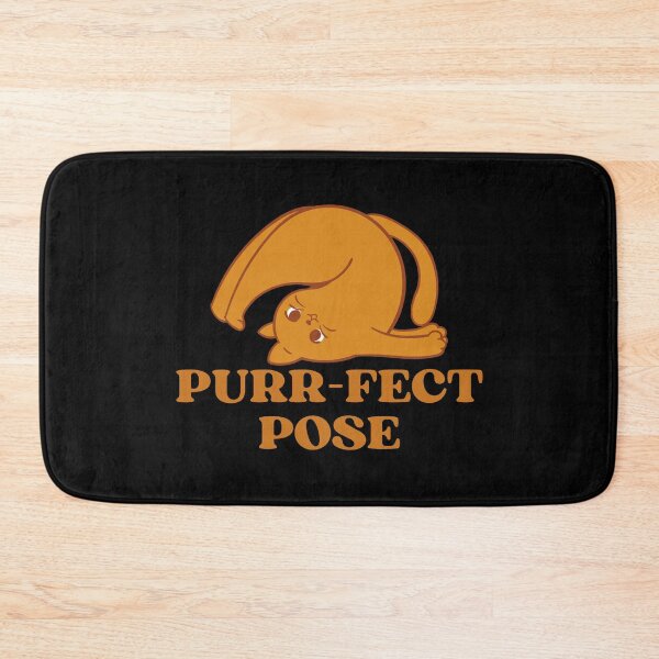 Item preview, PURR-FECT POSE - Funny Cat Pictures with Captions and Cat Sayings designed and sold by FunnyCatsFam.