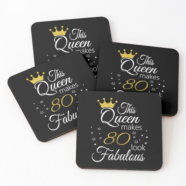 Item preview, This Queen Makes 80 Look Fabulous designed and sold by PeachesMommy.