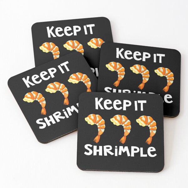 Item preview, Keep It Shrimple Simple Shrimp Seafood Lovers Pun designed and sold by BrobocopPrime.