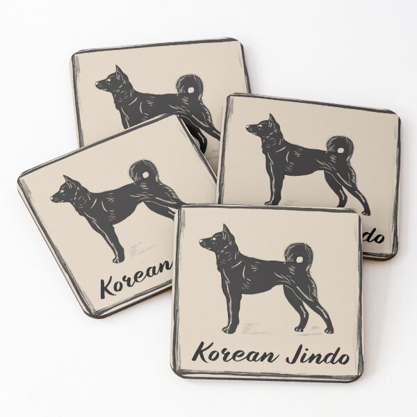 Item preview, Korean Jindo Dog Art Gift For Jindo Lovers designed and sold by JooArtPrints  ★★★★★.