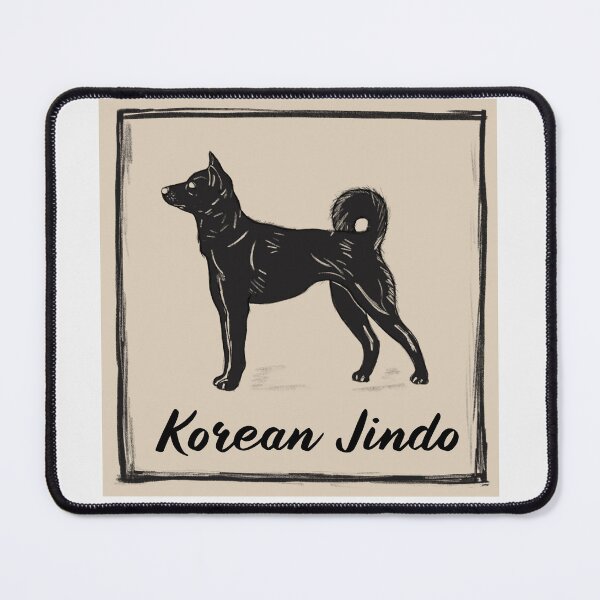Item preview, Korean Jindo Dog Art Gift For Jindo Lovers designed and sold by JooArtPrints ★★★★★.