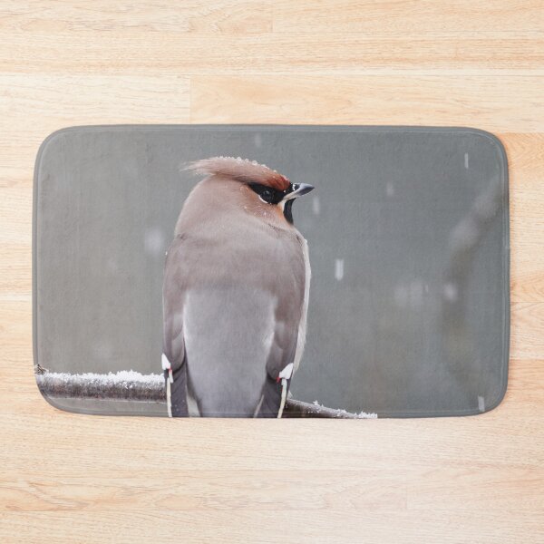 Item preview, Swinging in the rain. Bohemian waxwing  designed and sold by Jouko Lehto Photography.