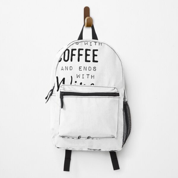 Item preview, A Good Day Starts With Coffee And Ends With Wine designed and sold by TwinkleBaby.