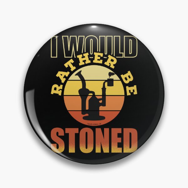 Item preview, Retro Vintage Sunset orange Dab Rig-I would rather be stoned designed and sold by YomeHayin.