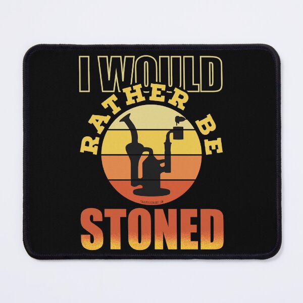 Item preview, Retro Vintage Sunset orange Dab Rig-I would rather be stoned designed and sold by YomeHayin.