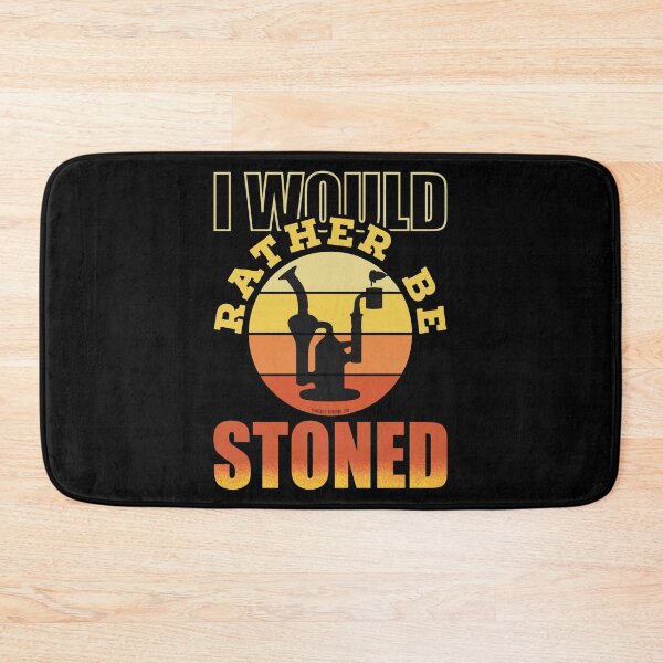 Item preview, Retro Vintage Sunset orange Dab Rig-I would rather be stoned designed and sold by YomeHayin.