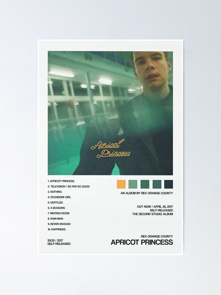 "Apricot Princess Album Cover" Poster for Sale by ricardosalam775