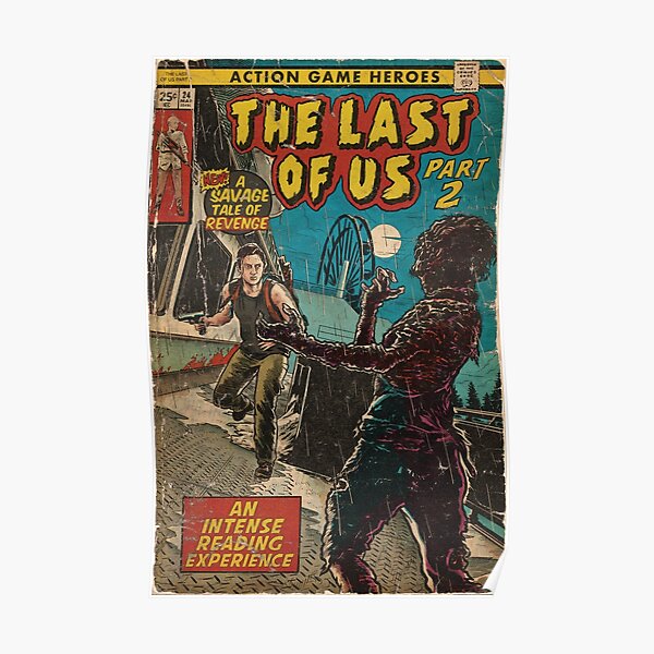 The Last of Us 2 - Couverture de la bande dessinée Abby fan art Poster