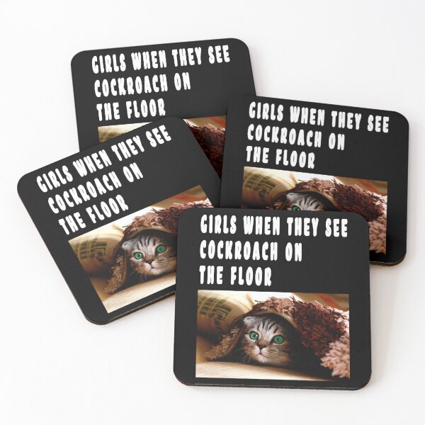Item preview, GIRLS WHEN THEY SEE COCKROACH ON THE FLOOR . designed and sold by GOLDFAMILYSHOP.