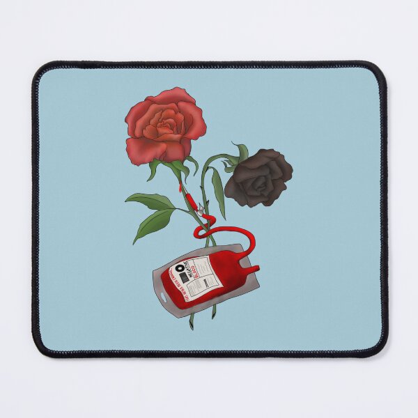 Item preview, Blood - Hidden Roses (Black Background) designed and sold by ColorSpacePro.