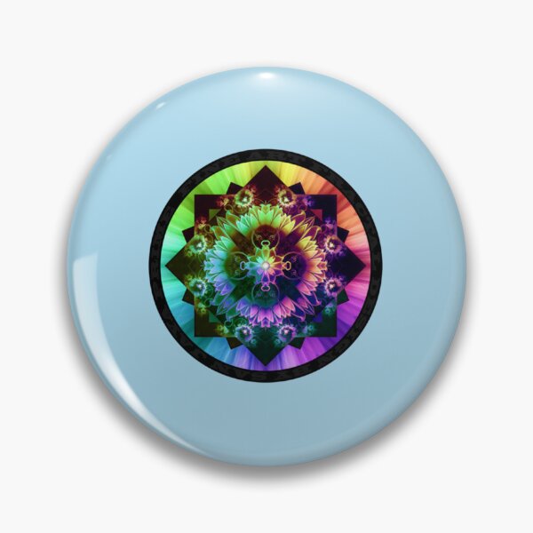 Item preview, Fleur des Vents, Rainbow Fractal Flower of Winds   designed and sold by ColorSpacePro.