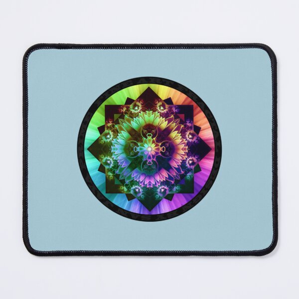 Item preview, Fleur des Vents, Rainbow Fractal Flower of Winds   designed and sold by ColorSpacePro.
