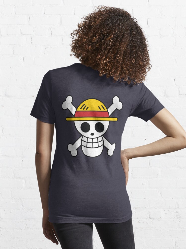 Ladies Purple V-neck Tee w/ Pirates, Jolly Roger & Heart