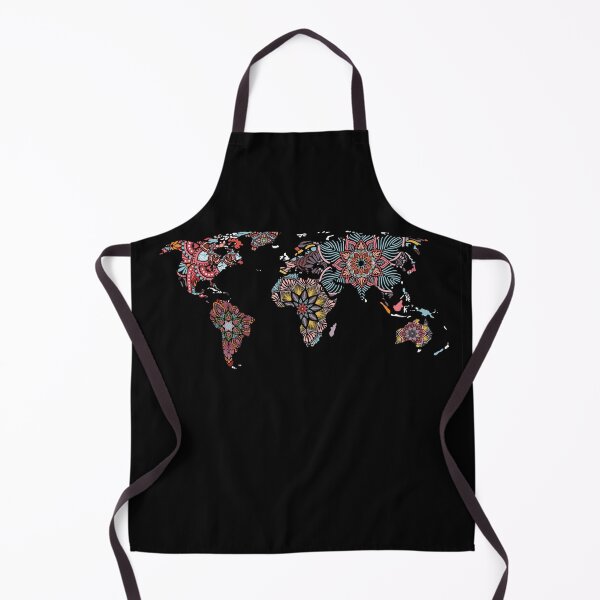 Item preview, World map mandalas designed and sold by OtterFactory.