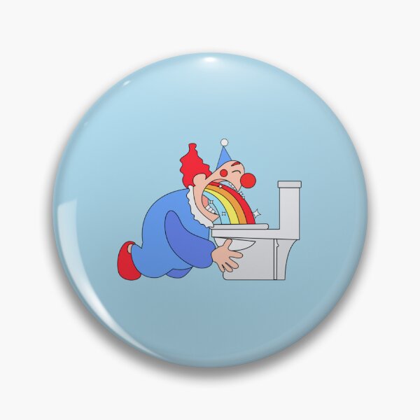 Item preview, Funny Carnival Clown Rainbow Throw Up   designed and sold by ColorSpacePro.