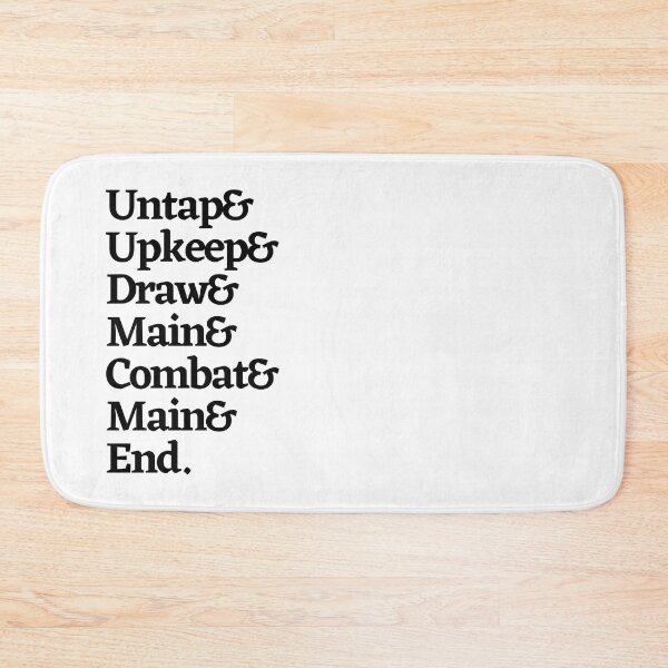 Item preview, MTG Essential - Untap, Upkeep, Draw, ... designed and sold by PODTycoon.