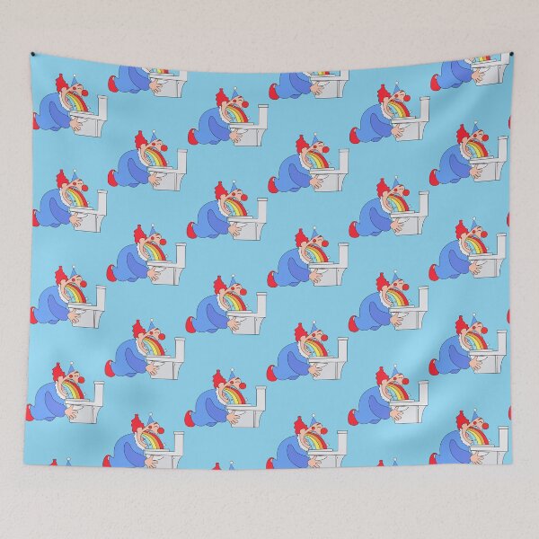 Item preview, Funny Carnival Clown Rainbow Throw Up   designed and sold by ColorSpacePro.