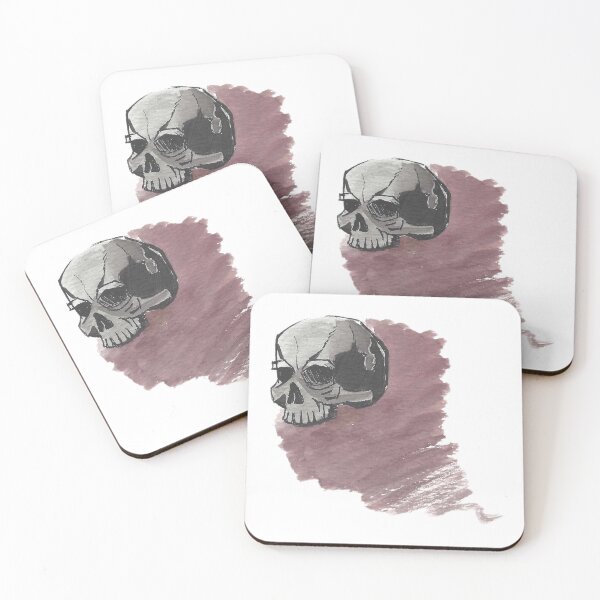 Item preview, Skull with Splash of Color designed and sold by Gadzoik.