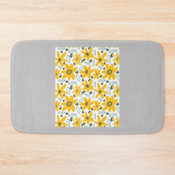 Item preview, Happy Yellow Flower Field_quot_, pattern Graphic (2) designed and sold by ColorSpacePro.