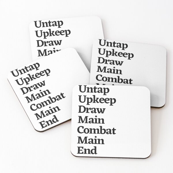 Item preview, MTG Essential - Untap, Upkeep, Draw, ... designed and sold by PODTycoon.