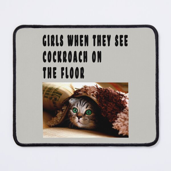 Item preview, GIRLS WHEN THEY SEE COCKROACH ON THE FLOOR . designed and sold by GOLDFAMILYSHOP.