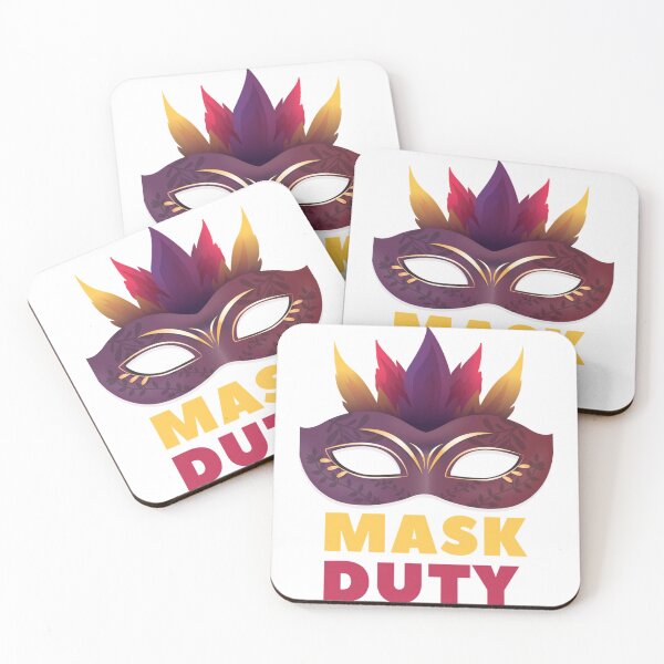 Item preview, Mask Ball Funny Saying Mask Mask Mask   designed and sold by ColorSpacePro.