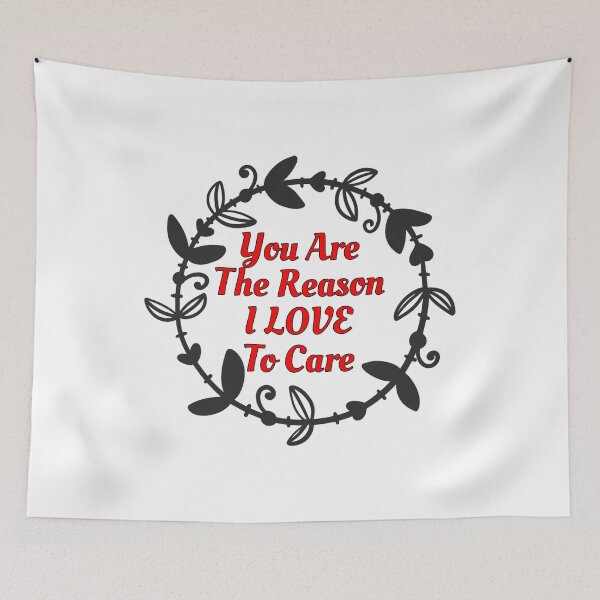 Item preview, You Are The Reason I Love To Care - Doctors Nurses Valentine designed and sold by Digitalme Designs.