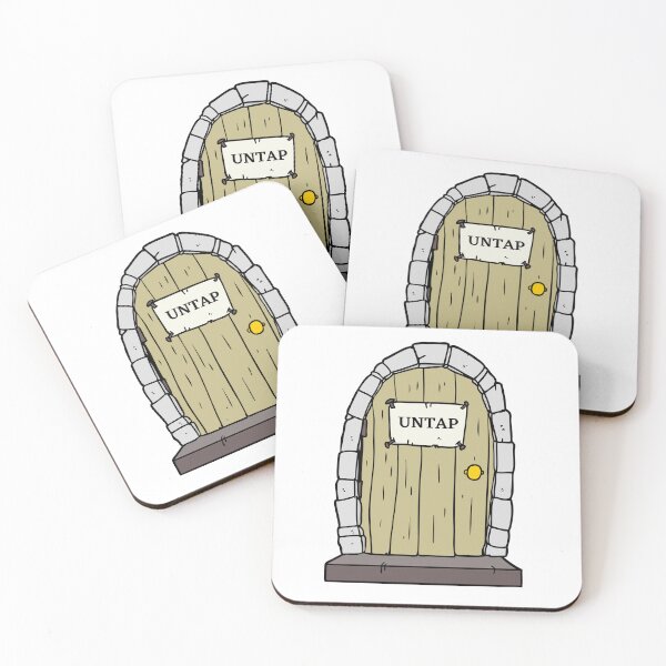 Item preview, MTG Dungeon Door with UNTAP designed and sold by PODTycoon.