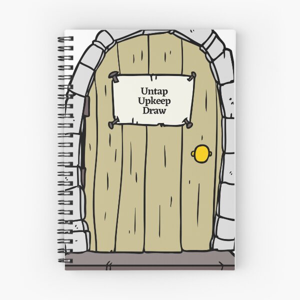 Item preview, MTG Dungeon Door with Untap, Upkeep & Draw designed and sold by PODTycoon.