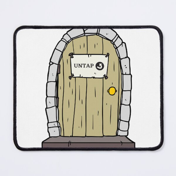Item preview, MTG Dungeon Door with Untap designed and sold by PODTycoon.