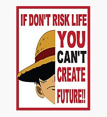 anime - luffy Photographic Print
