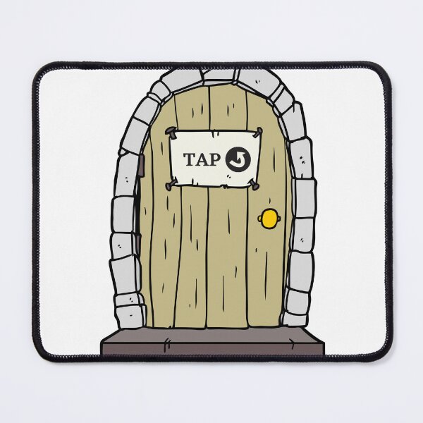 Item preview, MTG Dungeon Door with Tap designed and sold by PODTycoon.