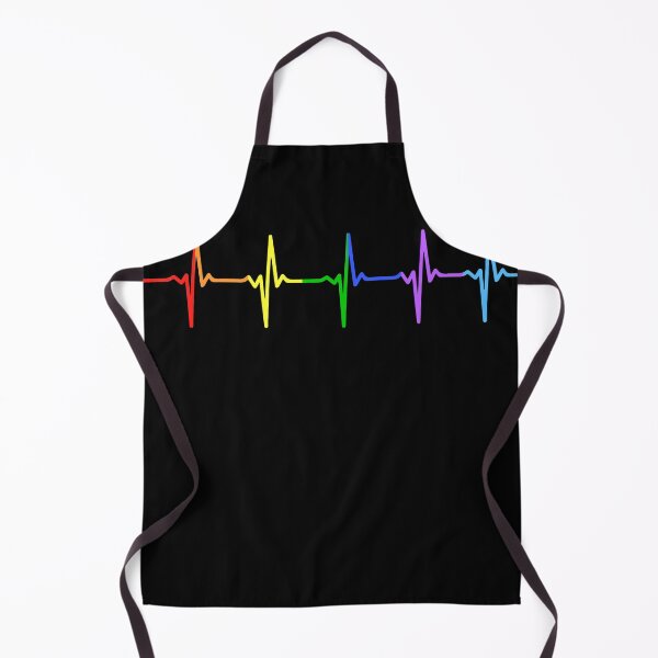 Item preview, Rainbow Pulse Hearbeat LGBT designed and sold by thingsandthings.