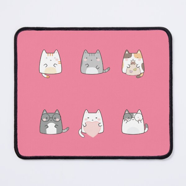 Item preview, adorable kawaii cats chubby pack cartoon designed and sold by Alec Buchan.