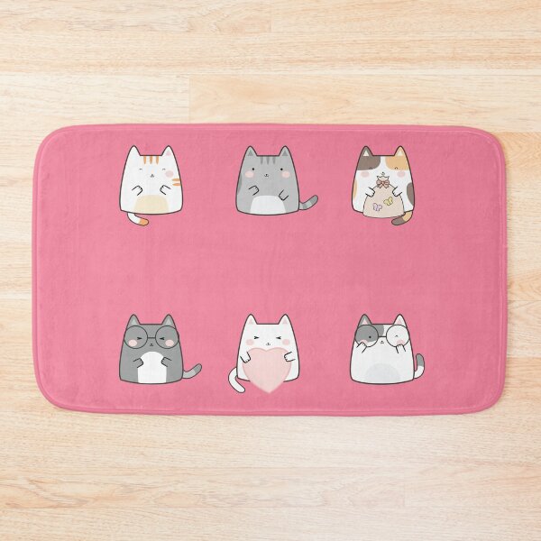 Item preview, adorable kawaii cats chubby pack cartoon designed and sold by Alec Buchan.