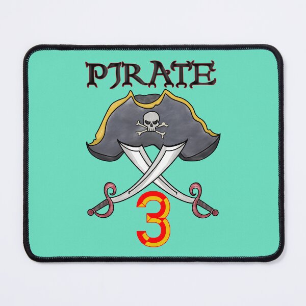 Item preview, 3 Year Old Birthday, Pirate designed and sold by dalypdesign.