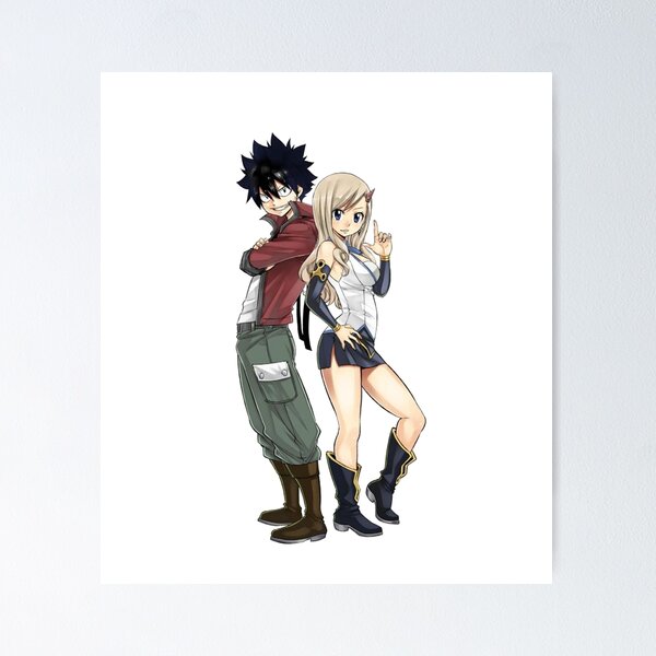 Edens Zero - Rebecca and Happy (with logo) | Art Board Print