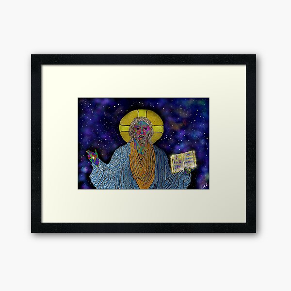 Jesus the Messiah. Framed Art Print